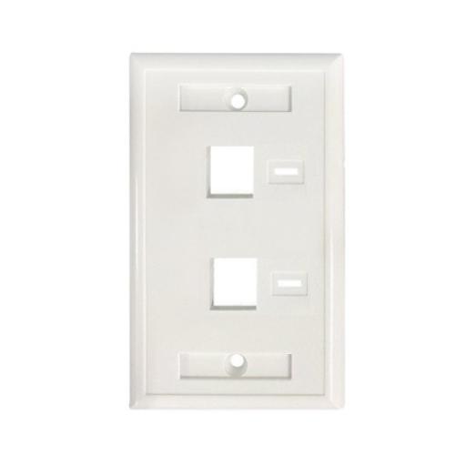 [INTELLINET_772396] Intellinet Tapa Intellinet para Caja 2 Perforaciones Etiqueta Color Blanco