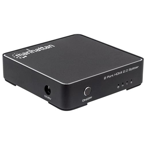 [MANHATTAN_207591] Manhattan Video Splitter Manhattan HDMI 4K a 60Hz 2 Puertos Color Negro