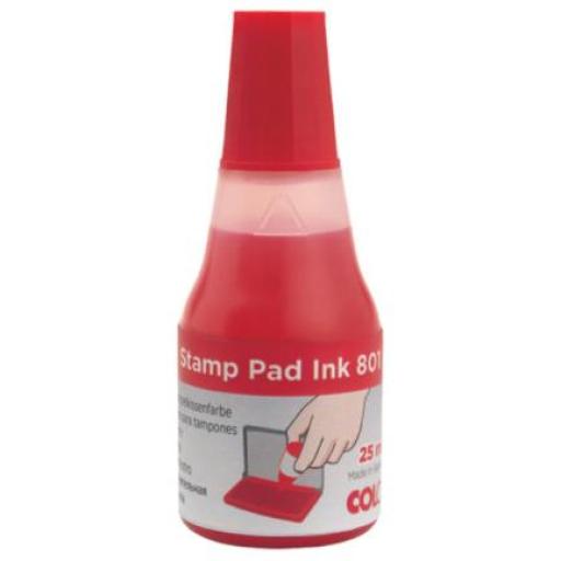 [BARRILITO_801R] Barrilito Tinta Barrilito Tipo Gotero para Cojín 25ml Color Rojo