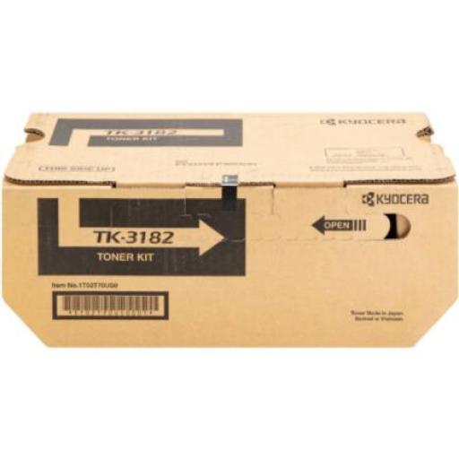 [KYOCERA_1T02T70US1] KYOCERA Tóner Kyocera TK-3182 21K Páginas Compatible P3055dn/M3655idn Color Negro