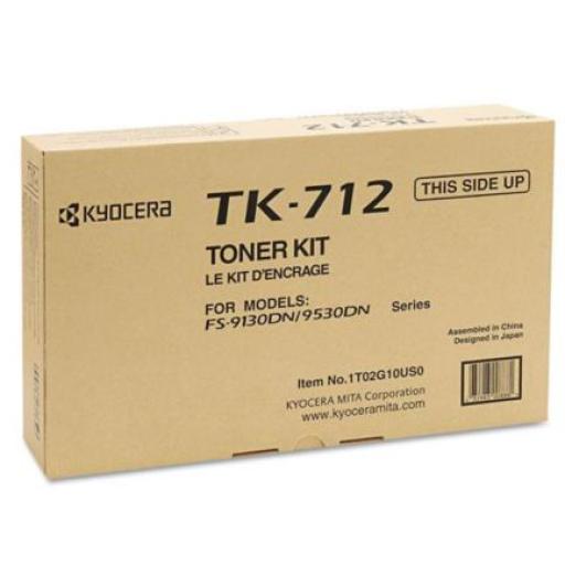[KYOCERA_1T02G10USJ] KYOCERA Tóner Kyocera TK-712 40K Páginas Compatible FS-9130DN/9530DN Color Negro