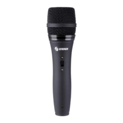 [STEREN_MIC-160] Steren Micrófono Steren Cilíndrico Alta Fidelidad