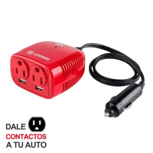 [STEREN_INV-150] Steren Inversor de Corriente Steren Automotriz 12Vcc a 110Vca 150W