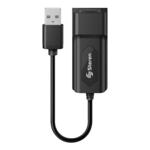 [STEREN_506-430] Steren Adaptador Steren USB a Fast Ethernet RJ45 Color Negro