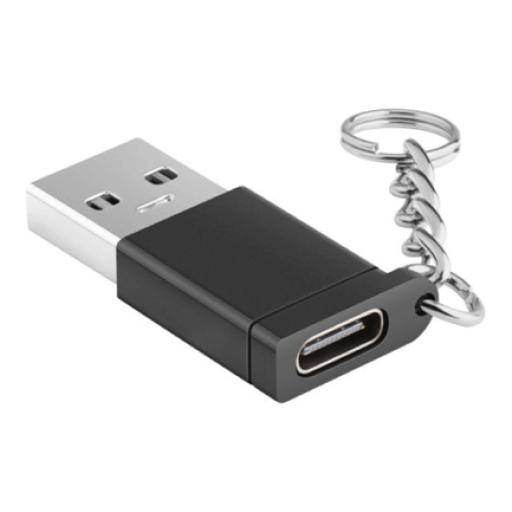 [STEREN_USB-4705] Steren Adaptador Steren Tipo Llavero Jack USB-C a Plug USB 3.0