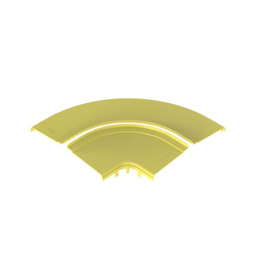 [PANDUIT_FRRASC12LYL] Panduit Tapa Opcional para Ángulo Recto de 90º Horizontal FRRA12X4LYL, Color Amarillo