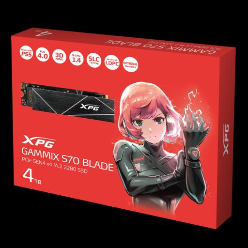 [XPG_AGAMMIXS70B-4T-CS] XPG UNIDAD SSD M.2 XPG GAMMIX S70 BLADE PCIe 4TB (AGAMMIXS70B-4T-CS)