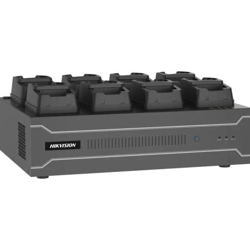 [HIKVISIONDIGITALTECHNOLOGY_DS-MDS001/2T/406] Hikvision Digital Technology Estación de Descarga para Body Cam / Compatible con DS-MCW406 / Incluye 1 HDD de 2 TB / Conector Tipo C