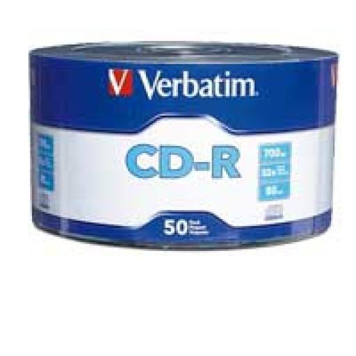 [VERBATIM_97488] Verbatim Disco Compacto Verbatim CD-R 80MIN/700MB 52X Torre 50 Unidades