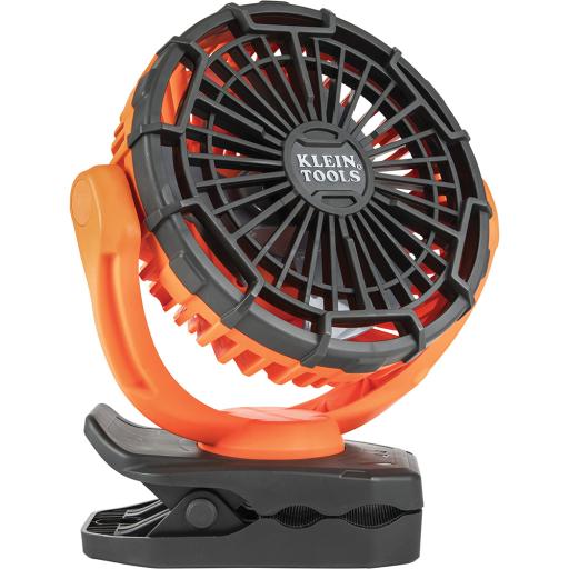 [KLEINTOOLS_PJSFM1] Klein Tools Ventilador Portátil Recargable para el Lugar de Trabajo. Montable por Pinza o por Potentes Imanes.