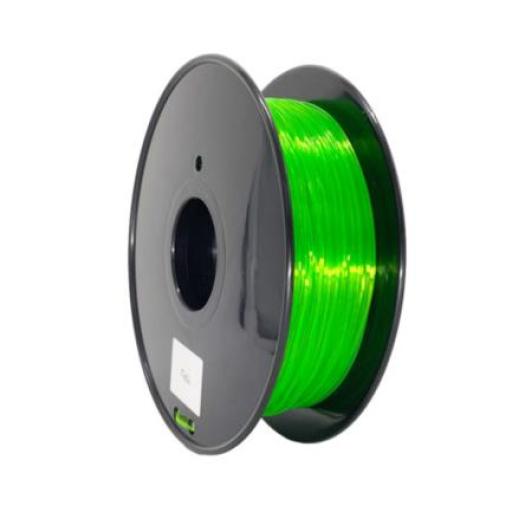 [ONSUN_ON-TPU20055TG] ONSUN Filamento Onsun 3D Flexible 1.75mm 1kg/Rollo Color Verde Transparente