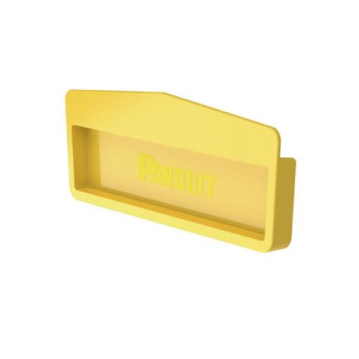 [PANDUIT_FREC12X4LYL] Panduit Tapa Final Para Canaletas FiberRunner™ 12x4, de Instalación a Presión, Color Amarillo
