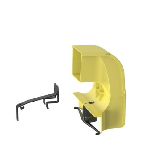[PANDUIT_FRSPJ4X4LYL] Panduit Bajada Para Canaleta FiberRunner™, Uso con Medidas 4x4, 6X4, 12X4, o 24X12, Con Reducción a 4X4, Color Amarillo