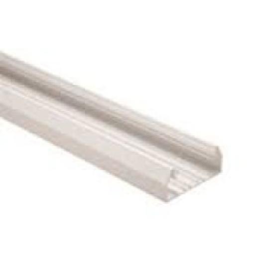 [PANDUIT_T70BIW8] Panduit Base para canaleta T-70, de PVC rígido, con orificios perforados para montaje, 103.3 x 44.9 x 2400 mm, Color Blanco Mate