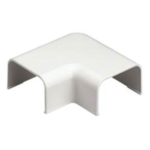 [PANDUIT_RAF10IW-X] Panduit Conexión en ángulo recto "L", para uso con canaleta LD10, material ABS, Color Blanco Mate