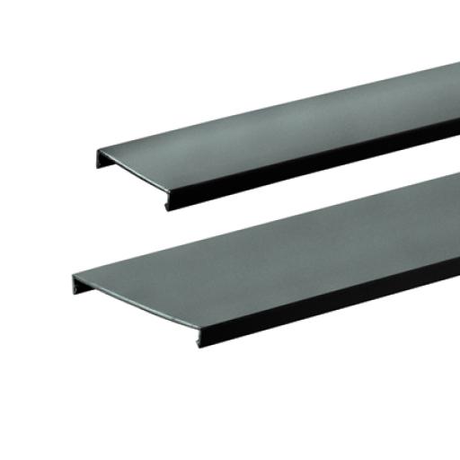 [PANDUIT_C1BL6] Panduit Tapa para Canaleta Ranurada, de 32 mm de Ancho, 1828.8 mm de Largo, Color Negro