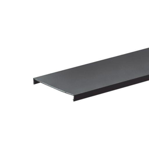 [PANDUIT_C1BL6] Panduit Tapa para Canaleta Ranurada, de 32 mm de Ancho, 1828.8 mm de Largo, Color Negro