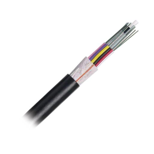 [PANDUIT_FSTN924] Panduit Cable de Fibra Óptica de 24 hilos, OSP (Planta Externa), No Armada (Dieléctrica), 250um, Monomodo OS2, Precio Por Metro