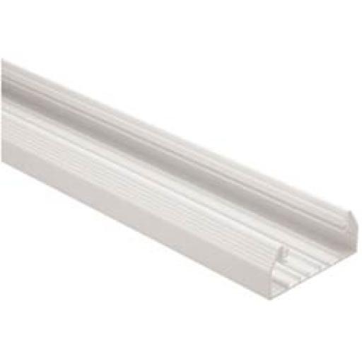 [PANDUIT_T70BWH6] Panduit Base para canaleta T-70, de PVC rígido, con orificios perforados para montaje, 103.3 x 44.9 x 1828.8 mm, Color Blanco