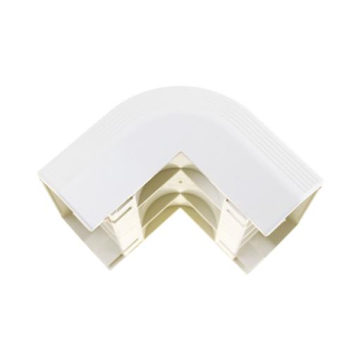 [PANDUIT_T70OCIW] Panduit Esquinero exterior, para uso con canaleta T70, Material PVC Rígido, Color Blanco Mate