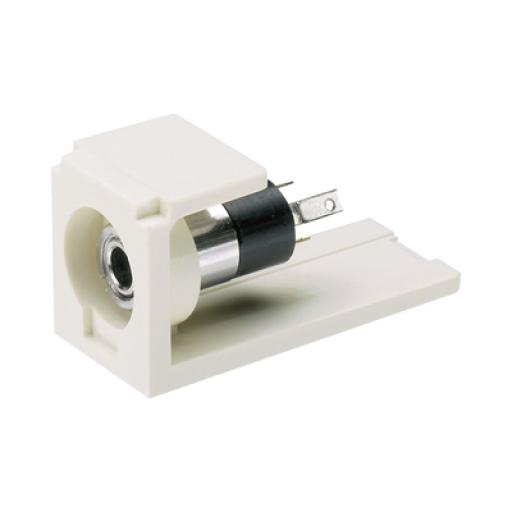 [PANDUIT_CM35MSSIW] Panduit Módulo Estéreo de 3.5mm (1/8"), Tipo Mini-Com, Para Soldar, Color Blanco Mate