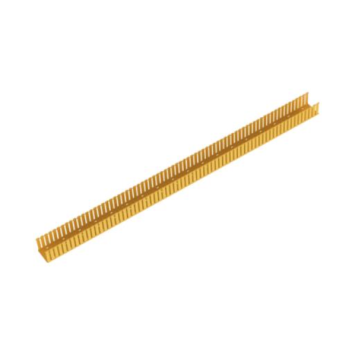 [PANDUIT_E4X4YL6] Panduit Canaleta Ranurada de PVC sin Tapa, Fiber-Duct™, 4 in de Ancho, 4 in de Alto y 1828.8 mm de Largo, Color Amarillo