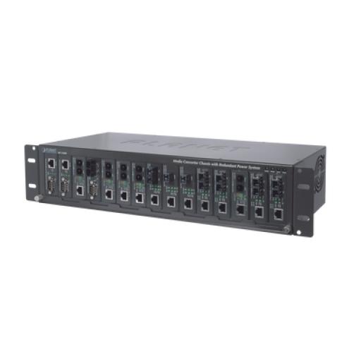 [PLANET_MC-1500R] Planet Chasis para 15 convertidores de medios con opción de fuente redundante