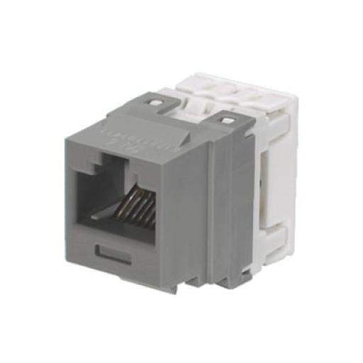 [PANDUIT_NK688MIG] Panduit Conector Jack Estilo 110 (de Impacto), Tipo Keystone, Categoría 6, de 8 posiciones y 8 cables, Color Gris