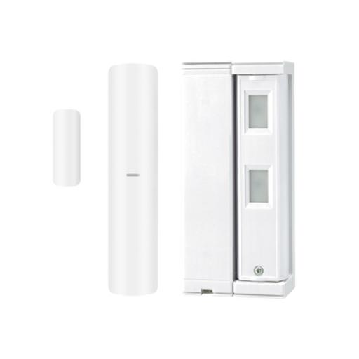 [OPTEX_FTN-R-W-HKV] Optex Sensor de Movimiento / Tipo Cortina / Ajuste de detección 2m o 5m / 100% Exterior / Inalámbrico / Incluye transmisor DS-PDMC-EG2-WB(B) para paneles AXPRO/ Proteja fachadas, puertas, ventanas, balcones y mas!