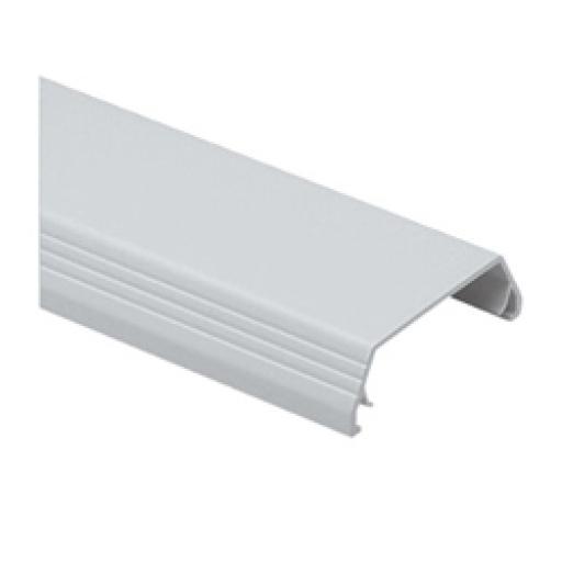 [PANDUIT_T45CIW8] Panduit Cubierta (Tapa) tipo bisagra para canaleta T-45, de PVC rígido, 60.3 x 19.1 x 2438.4 mm, Color Blanco Mate