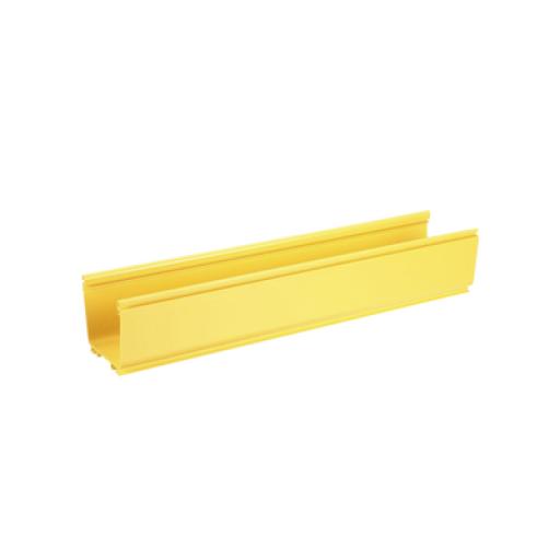 [PANDUIT_FR4X4YL6] Panduit Canaleta FiberRunner™ 4X4, de PVC Rígido, Color Amarillo, 1.8 m de Largo