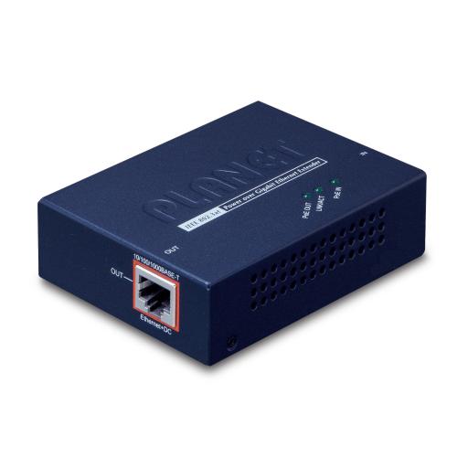 [PLANET_POE-E201] Planet Extensor PoE+ / Hasta 100 m / Entrada PoE+ Gigabit 802.3 at y Salida PoE+ Gigabit 802.3 af / at / Interior 