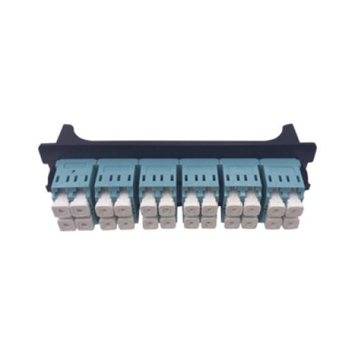 [LINKEDPROBYEPCOM_LP-FO-LC-D12-MM] LINKEDPRO BY EPCOM Placa acopladora para Distribuidor de Fibra Óptica LP-ODF-8024, incluye 12 acopladores LC Duplex Para fibra Multimodo