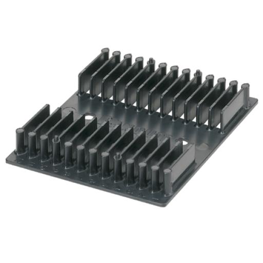 [PANDUIT_FSC24] Panduit Charola de Empalme para Fibra Óptica, Para Protección de 24 Empalmes de Fusión o Mecánicos, Compatible con los Paneles FRMEU