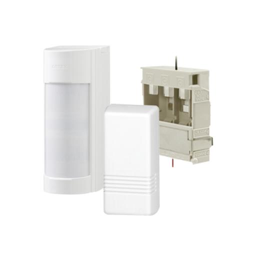 [OPTEX_VXI-R-WH] Optex Detector de Movimiento Pasivo con Transmisor 5816 para alarmas Honeywell/ Inalámbrico / 100% Exterior