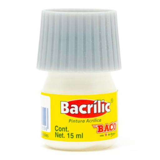 [BACO_PN083] Baco PINTURA BACO ACRÍLICA BLANCO 15ML C/10