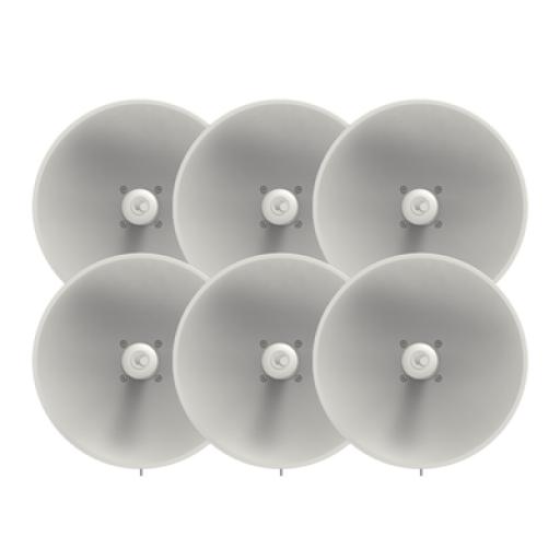 [CAMBIUMNETWORKS_FORCE-300-25L-6-PACK] Cambium Networks Paquete de 6 ePMP Force 300-25L para zonas con alta interferencia, hasta 400+ Mbps, 4910 - 6200 MHz, 802.11 AC Wave2, Antena de 25 dBi, baja latencia