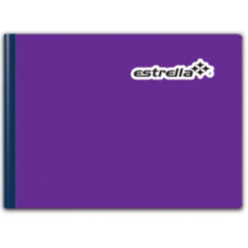 [ESTRELLA_0654] Estrella CUADERNO ESTRELLA ITALIANO COSIDO DOBLE RAYA 100 HJS