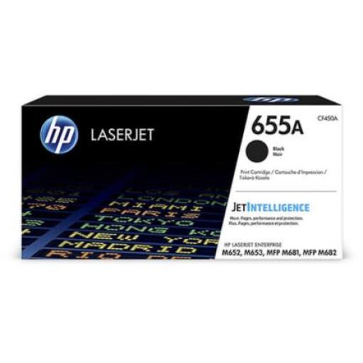 [HP_CF450A] Tóner HP 655A Negro Original, 12.500 páginas
