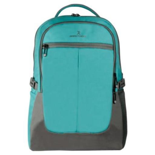 [PERFECTCHOICE_PC-083863] Perfect Choice Mochila Perfect Choice Vagary para Laptop 15.6" Color Verde-Gris