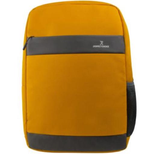 [PERFECTCHOICE_PC-083887] Perfect Choice Mochila Perfect Choice Bold para Laptop 15.6" Color Amarillo