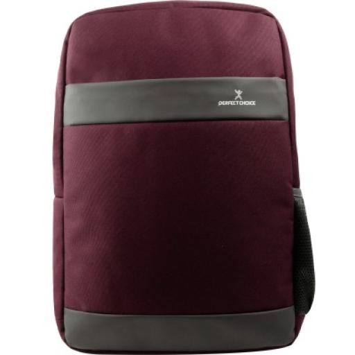 [PERFECTCHOICE_PC-083894] Perfect Choice Mochila Perfect Choice Bold para Laptop 15.6" Color Tinto