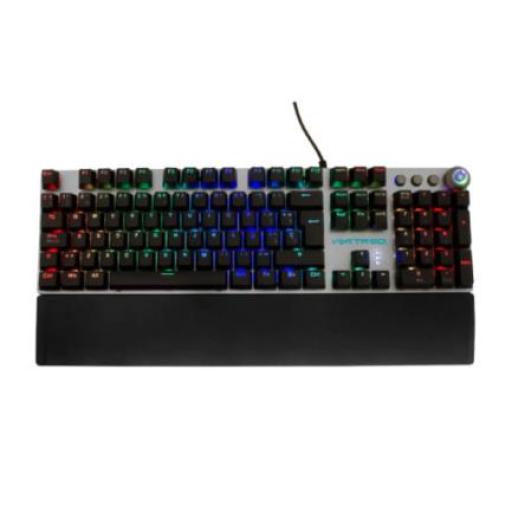 [PERFECTCHOICE_V-930600] Perfect Choice Teclado Vortred Mecánico Programable con Descansa Muñecas
