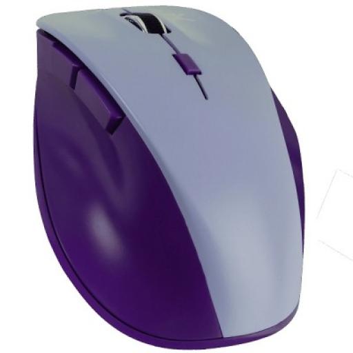 [PERFECTCHOICE_PC-045106] Perfect Choice Mouse Perfect Choice Inalámbrico Thumb Ergonómico 1600dpi Color Morado