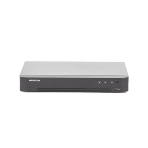 [HIKVISIONDIGITALTECHNOLOGY_IDS-7204HQHI-M1/S] Hikvision Digital Technology (ACUSENSE / Evita Falsas Alarmas) DVR 4 Megapixel / 4 Canales TURBOHD + 2 Canales IP / 1 Bahía de Disco Duro / 1 Canal de Audio