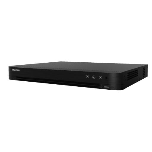 [HIKVISIONDIGITALTECHNOLOGY_IDS-7204HQHI-M1/S] Hikvision Digital Technology (ACUSENSE / Evita Falsas Alarmas) DVR 4 Megapixel / 4 Canales TURBOHD + 2 Canales IP / 1 Bahía de Disco Duro / 1 Canal de Audio