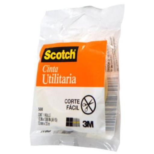[3M_5081233] 3M Cinta Utilitaria 3M Scotch 508 en Bolsa 12mmx33m