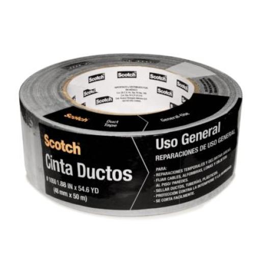 [3M_1050] 3M Cinta Sellaductos 3M Gris Multiusos Rollo 48mmx50m 1 Pza