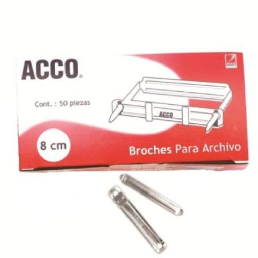 [ACCO_P1580] Acco Broche Acco No.8 cm P1580 C/50 Pzas