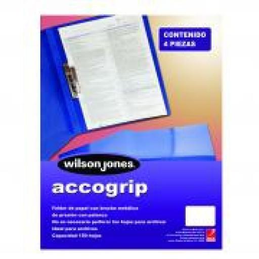 [ACCO_P0962] Acco CARPETA ACCO GRIP T3 SH-962 CARTA NEGRO C/4